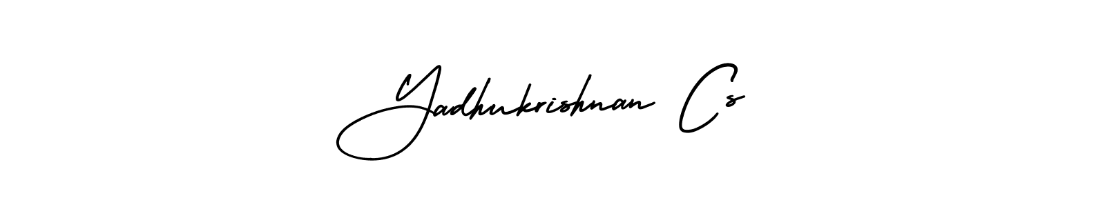 How to Draw Yadhukrishnan Cs signature style? AmerikaSignatureDemo-Regular is a latest design signature styles for name Yadhukrishnan Cs. Yadhukrishnan Cs signature style 3 images and pictures png