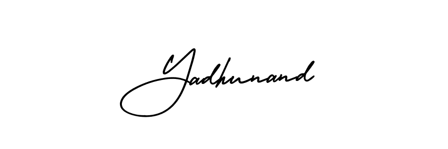 Also we have Yadhunand name is the best signature style. Create professional handwritten signature collection using AmerikaSignatureDemo-Regular autograph style. Yadhunand signature style 3 images and pictures png