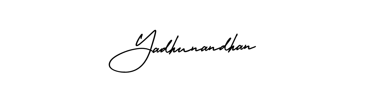 Best and Professional Signature Style for Yadhunandhan. AmerikaSignatureDemo-Regular Best Signature Style Collection. Yadhunandhan signature style 3 images and pictures png