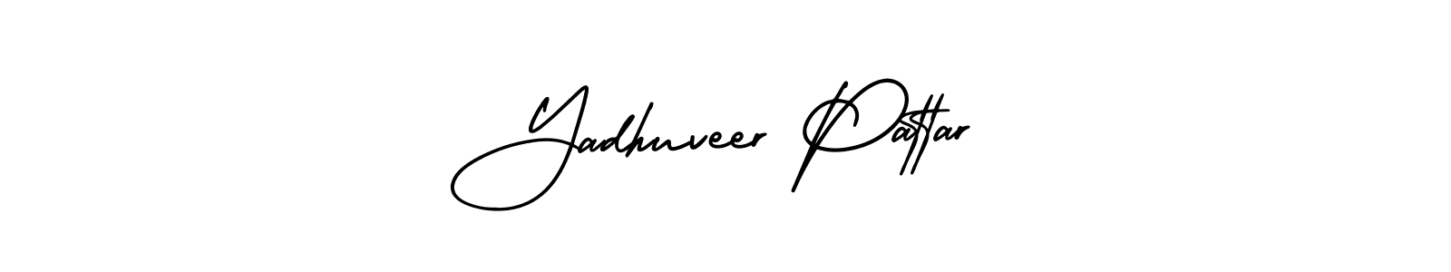 How to make Yadhuveer Pattar signature? AmerikaSignatureDemo-Regular is a professional autograph style. Create handwritten signature for Yadhuveer Pattar name. Yadhuveer Pattar signature style 3 images and pictures png