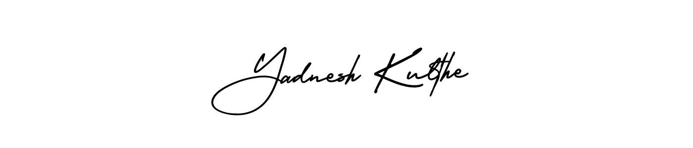 It looks lik you need a new signature style for name Yadnesh Kulthe. Design unique handwritten (AmerikaSignatureDemo-Regular) signature with our free signature maker in just a few clicks. Yadnesh Kulthe signature style 3 images and pictures png