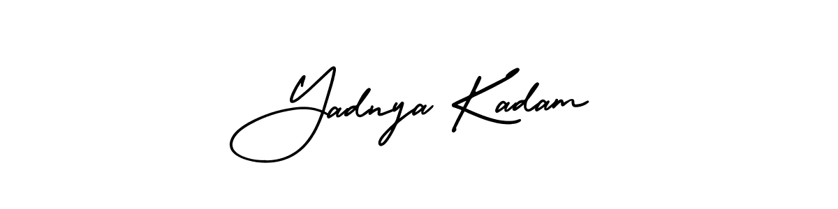 Use a signature maker to create a handwritten signature online. With this signature software, you can design (AmerikaSignatureDemo-Regular) your own signature for name Yadnya Kadam. Yadnya Kadam signature style 3 images and pictures png