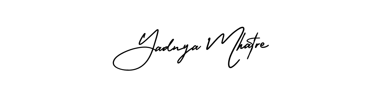 if you are searching for the best signature style for your name Yadnya Mhatre. so please give up your signature search. here we have designed multiple signature styles  using AmerikaSignatureDemo-Regular. Yadnya Mhatre signature style 3 images and pictures png