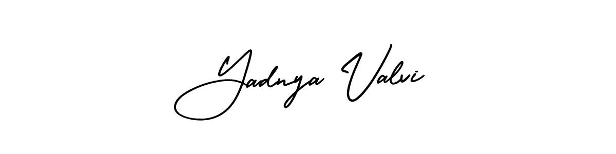 AmerikaSignatureDemo-Regular is a professional signature style that is perfect for those who want to add a touch of class to their signature. It is also a great choice for those who want to make their signature more unique. Get Yadnya Valvi name to fancy signature for free. Yadnya Valvi signature style 3 images and pictures png