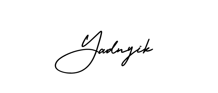 Once you've used our free online signature maker to create your best signature AmerikaSignatureDemo-Regular style, it's time to enjoy all of the benefits that Yadnyik name signing documents. Yadnyik signature style 3 images and pictures png