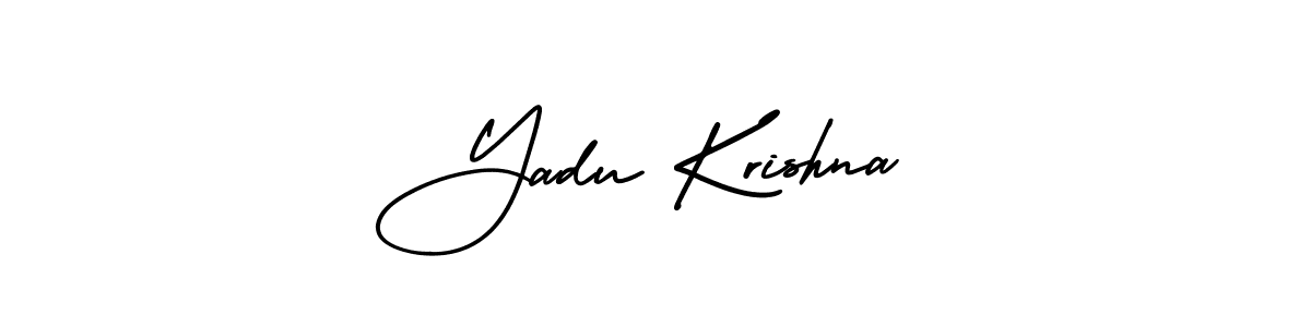 Also we have Yadu Krishna name is the best signature style. Create professional handwritten signature collection using AmerikaSignatureDemo-Regular autograph style. Yadu Krishna signature style 3 images and pictures png