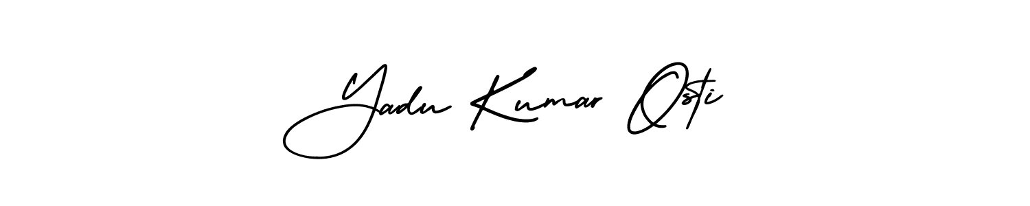 Check out images of Autograph of Yadu Kumar Osti name. Actor Yadu Kumar Osti Signature Style. AmerikaSignatureDemo-Regular is a professional sign style online. Yadu Kumar Osti signature style 3 images and pictures png