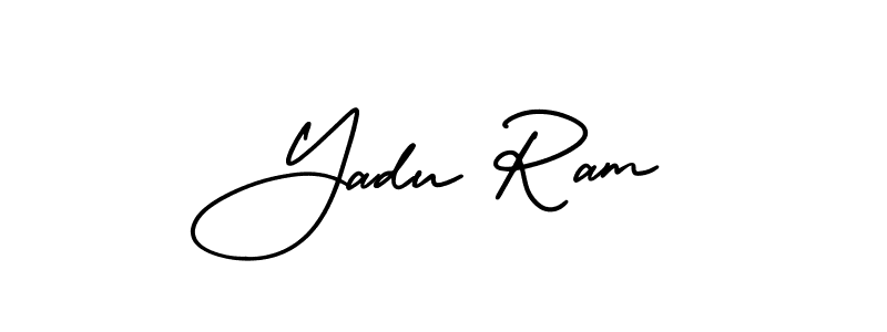 You can use this online signature creator to create a handwritten signature for the name Yadu Ram. This is the best online autograph maker. Yadu Ram signature style 3 images and pictures png