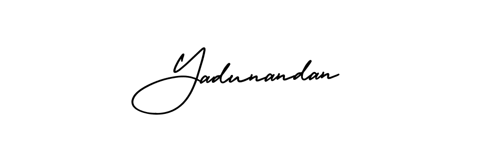 This is the best signature style for the Yadunandan name. Also you like these signature font (AmerikaSignatureDemo-Regular). Mix name signature. Yadunandan signature style 3 images and pictures png