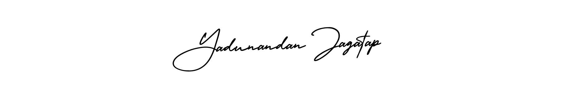 Also we have Yadunandan Jagatap name is the best signature style. Create professional handwritten signature collection using AmerikaSignatureDemo-Regular autograph style. Yadunandan Jagatap signature style 3 images and pictures png