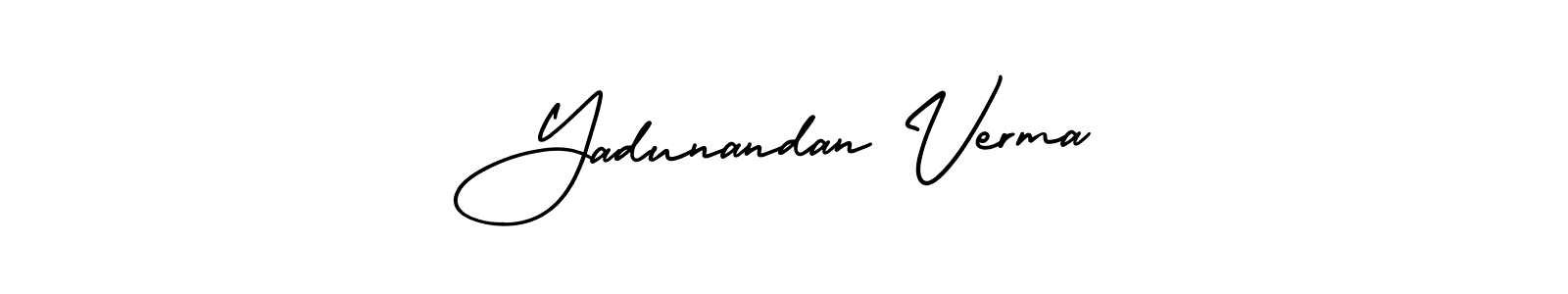 Check out images of Autograph of Yadunandan Verma name. Actor Yadunandan Verma Signature Style. AmerikaSignatureDemo-Regular is a professional sign style online. Yadunandan Verma signature style 3 images and pictures png