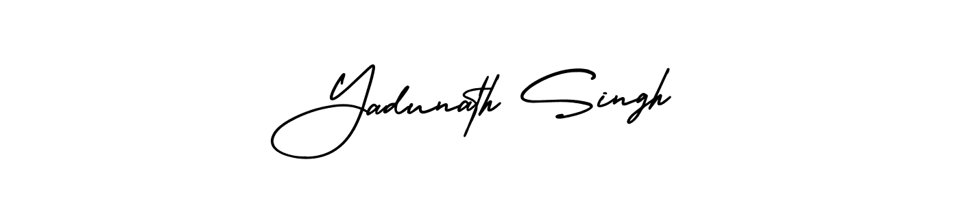 Also You can easily find your signature by using the search form. We will create Yadunath Singh name handwritten signature images for you free of cost using AmerikaSignatureDemo-Regular sign style. Yadunath Singh signature style 3 images and pictures png