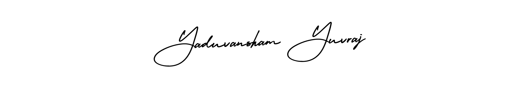 if you are searching for the best signature style for your name Yaduvansham Yuvraj. so please give up your signature search. here we have designed multiple signature styles  using AmerikaSignatureDemo-Regular. Yaduvansham Yuvraj signature style 3 images and pictures png
