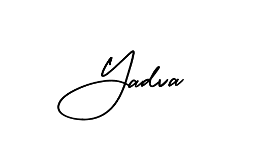 How to make Yadva signature? AmerikaSignatureDemo-Regular is a professional autograph style. Create handwritten signature for Yadva name. Yadva signature style 3 images and pictures png