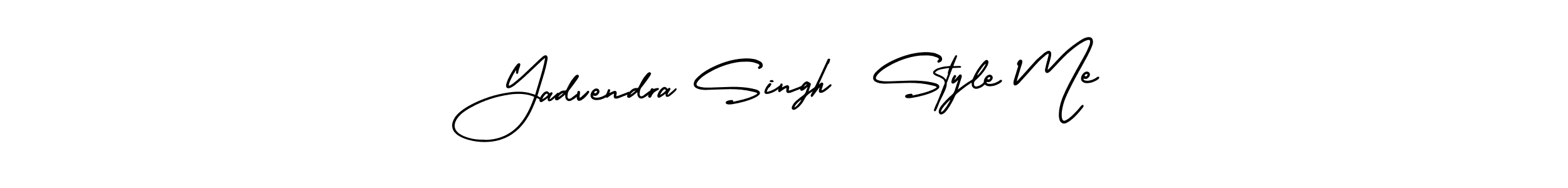 It looks lik you need a new signature style for name Yadvendra Singh  Style Me. Design unique handwritten (AmerikaSignatureDemo-Regular) signature with our free signature maker in just a few clicks. Yadvendra Singh  Style Me signature style 3 images and pictures png