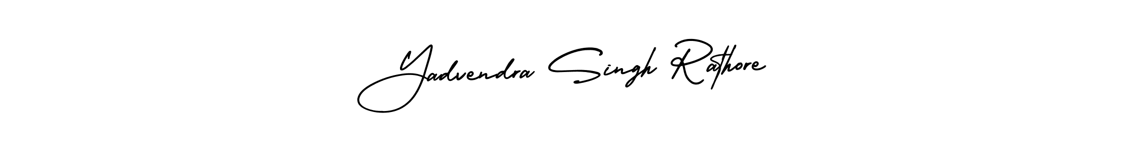 Make a beautiful signature design for name Yadvendra Singh Rathore. With this signature (AmerikaSignatureDemo-Regular) style, you can create a handwritten signature for free. Yadvendra Singh Rathore signature style 3 images and pictures png