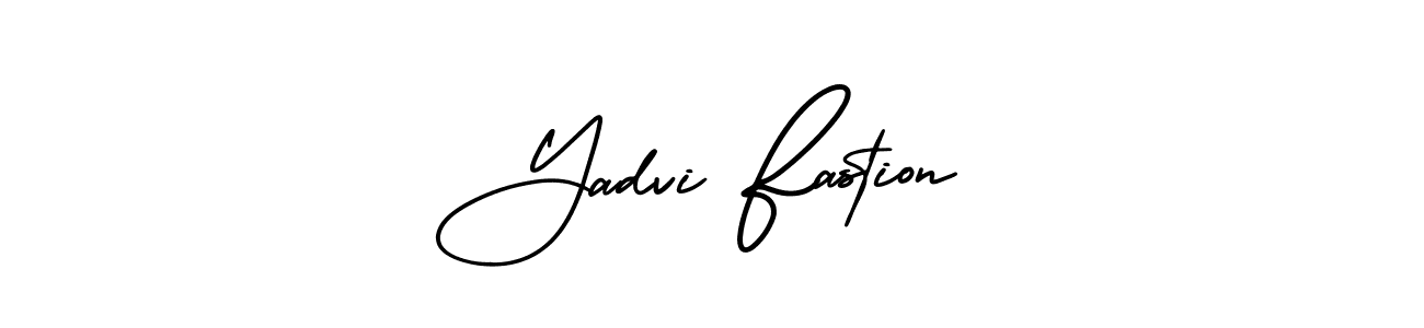 Make a beautiful signature design for name Yadvi Fastion. With this signature (AmerikaSignatureDemo-Regular) style, you can create a handwritten signature for free. Yadvi Fastion signature style 3 images and pictures png