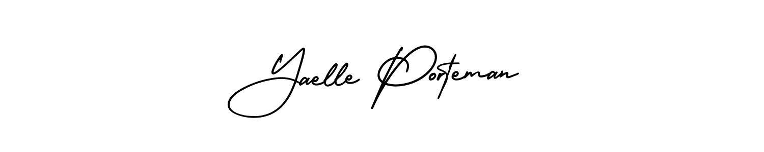 Design your own signature with our free online signature maker. With this signature software, you can create a handwritten (AmerikaSignatureDemo-Regular) signature for name Yaelle Porteman. Yaelle Porteman signature style 3 images and pictures png