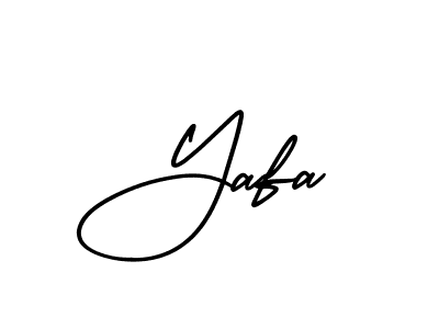 It looks lik you need a new signature style for name Yafa. Design unique handwritten (AmerikaSignatureDemo-Regular) signature with our free signature maker in just a few clicks. Yafa signature style 3 images and pictures png