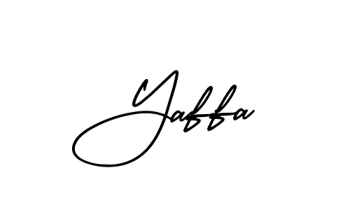 Yaffa stylish signature style. Best Handwritten Sign (AmerikaSignatureDemo-Regular) for my name. Handwritten Signature Collection Ideas for my name Yaffa. Yaffa signature style 3 images and pictures png