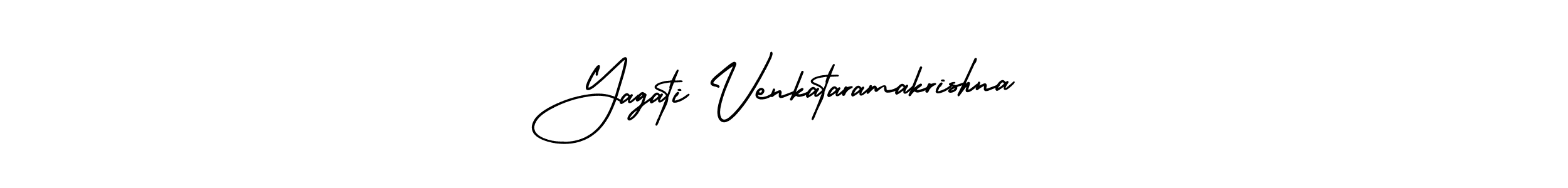 Create a beautiful signature design for name Yagati Venkataramakrishna. With this signature (AmerikaSignatureDemo-Regular) fonts, you can make a handwritten signature for free. Yagati Venkataramakrishna signature style 3 images and pictures png