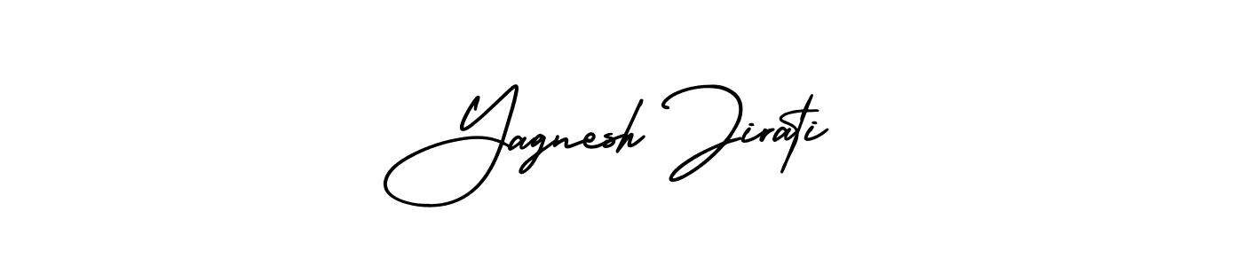 Best and Professional Signature Style for Yagnesh Jirati. AmerikaSignatureDemo-Regular Best Signature Style Collection. Yagnesh Jirati signature style 3 images and pictures png