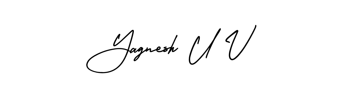 Here are the top 10 professional signature styles for the name Yagnesh U V. These are the best autograph styles you can use for your name. Yagnesh U V signature style 3 images and pictures png