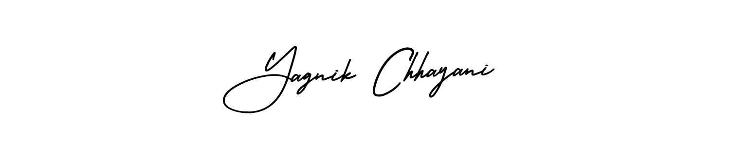 This is the best signature style for the Yagnik Chhayani name. Also you like these signature font (AmerikaSignatureDemo-Regular). Mix name signature. Yagnik Chhayani signature style 3 images and pictures png