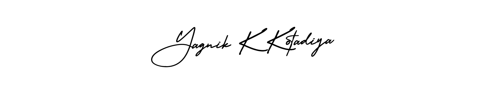 Here are the top 10 professional signature styles for the name Yagnik K Kotadiya. These are the best autograph styles you can use for your name. Yagnik K Kotadiya signature style 3 images and pictures png