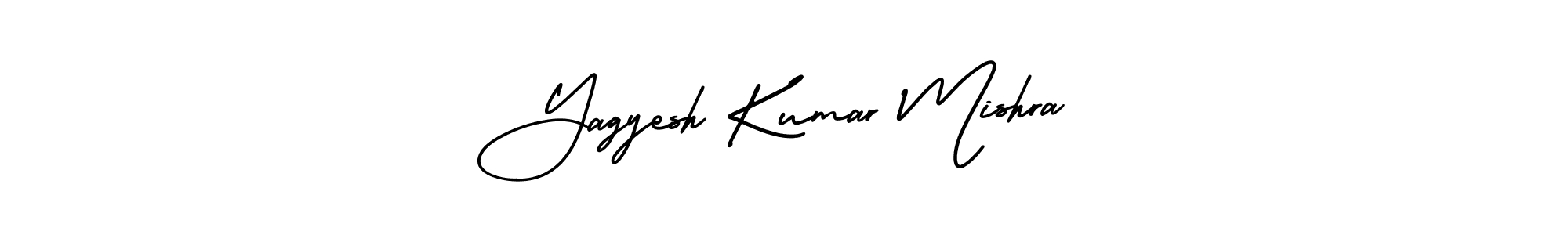 How to make Yagyesh Kumar Mishra name signature. Use AmerikaSignatureDemo-Regular style for creating short signs online. This is the latest handwritten sign. Yagyesh Kumar Mishra signature style 3 images and pictures png