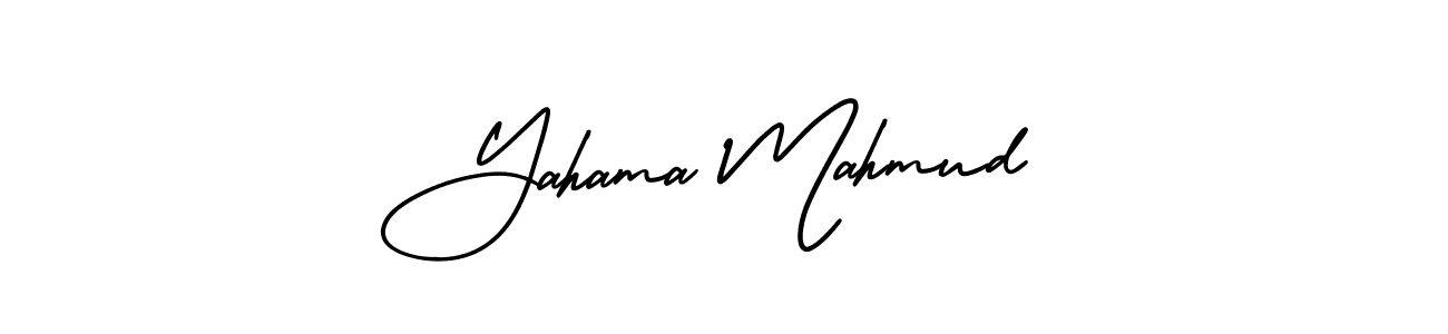 Similarly AmerikaSignatureDemo-Regular is the best handwritten signature design. Signature creator online .You can use it as an online autograph creator for name Yahama Mahmud. Yahama Mahmud signature style 3 images and pictures png