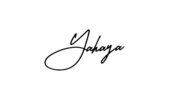 The best way (AmerikaSignatureDemo-Regular) to make a short signature is to pick only two or three words in your name. The name Yahaya include a total of six letters. For converting this name. Yahaya signature style 3 images and pictures png