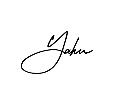 Make a beautiful signature design for name Yahu. Use this online signature maker to create a handwritten signature for free. Yahu signature style 3 images and pictures png