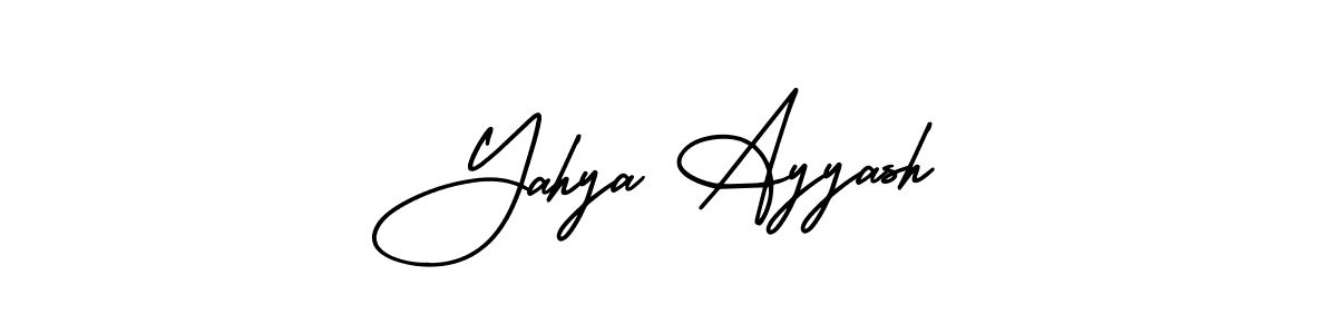 Make a beautiful signature design for name Yahya Ayyash. Use this online signature maker to create a handwritten signature for free. Yahya Ayyash signature style 3 images and pictures png