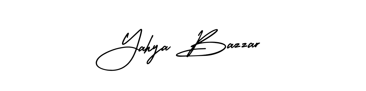 Design your own signature with our free online signature maker. With this signature software, you can create a handwritten (AmerikaSignatureDemo-Regular) signature for name Yahya Bazzar. Yahya Bazzar signature style 3 images and pictures png