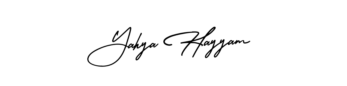Make a beautiful signature design for name Yahya Hayyam. Use this online signature maker to create a handwritten signature for free. Yahya Hayyam signature style 3 images and pictures png