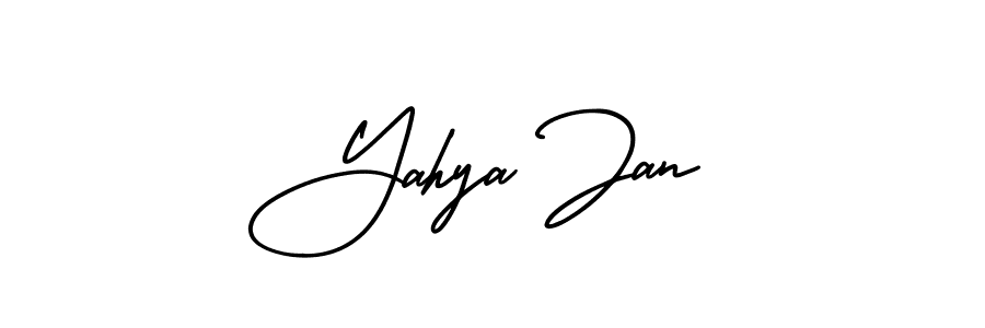 How to make Yahya Jan signature? AmerikaSignatureDemo-Regular is a professional autograph style. Create handwritten signature for Yahya Jan name. Yahya Jan signature style 3 images and pictures png