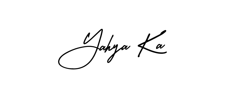 See photos of Yahya Ka official signature by Spectra . Check more albums & portfolios. Read reviews & check more about AmerikaSignatureDemo-Regular font. Yahya Ka signature style 3 images and pictures png