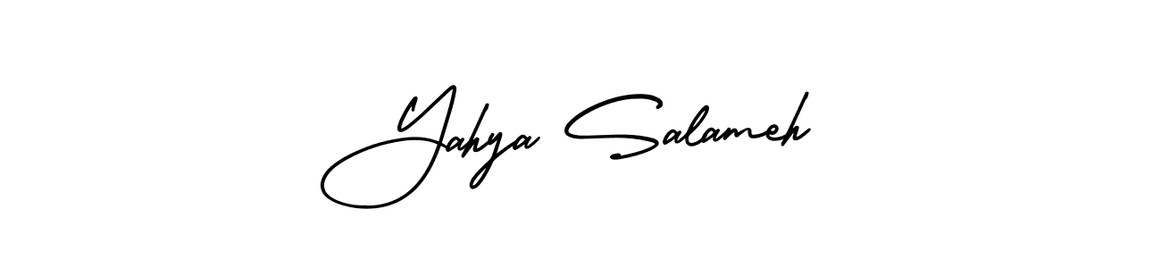 You can use this online signature creator to create a handwritten signature for the name Yahya Salameh. This is the best online autograph maker. Yahya Salameh signature style 3 images and pictures png