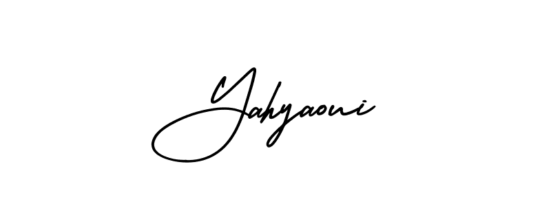 Make a beautiful signature design for name Yahyaoui. Use this online signature maker to create a handwritten signature for free. Yahyaoui signature style 3 images and pictures png