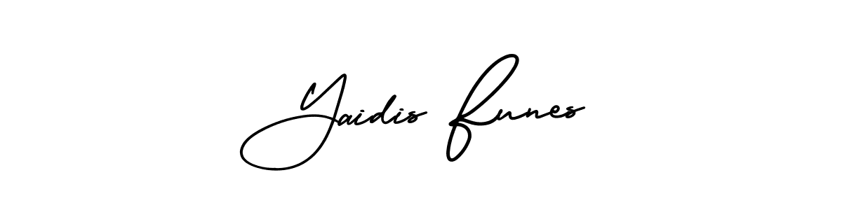 Also You can easily find your signature by using the search form. We will create Yaidis Funes name handwritten signature images for you free of cost using AmerikaSignatureDemo-Regular sign style. Yaidis Funes signature style 3 images and pictures png