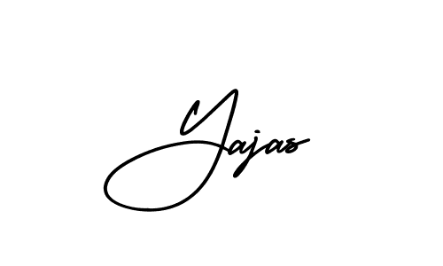 AmerikaSignatureDemo-Regular is a professional signature style that is perfect for those who want to add a touch of class to their signature. It is also a great choice for those who want to make their signature more unique. Get Yajas name to fancy signature for free. Yajas signature style 3 images and pictures png