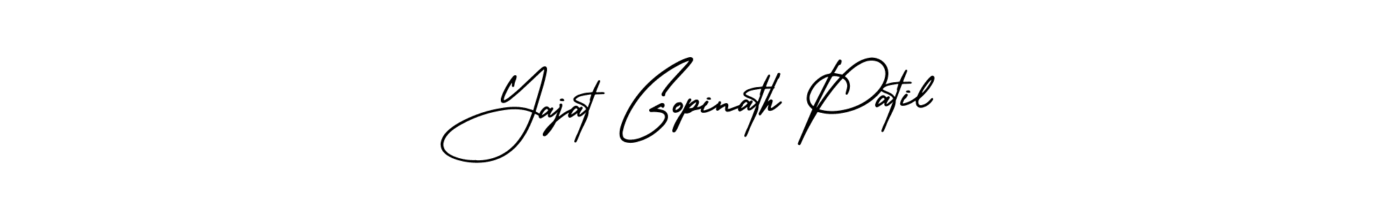 You can use this online signature creator to create a handwritten signature for the name Yajat Gopinath Patil. This is the best online autograph maker. Yajat Gopinath Patil signature style 3 images and pictures png