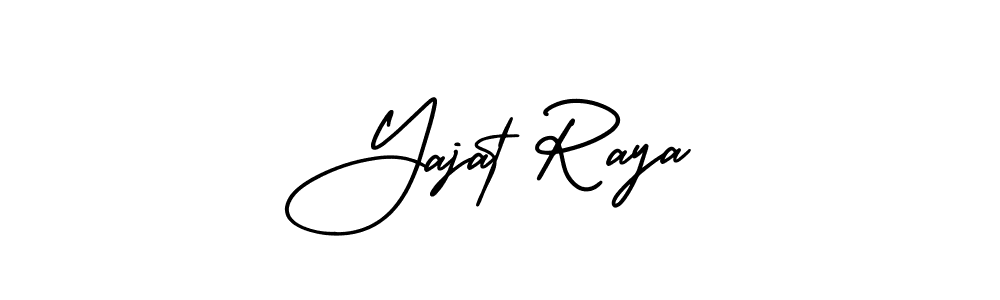 Use a signature maker to create a handwritten signature online. With this signature software, you can design (AmerikaSignatureDemo-Regular) your own signature for name Yajat Raya. Yajat Raya signature style 3 images and pictures png