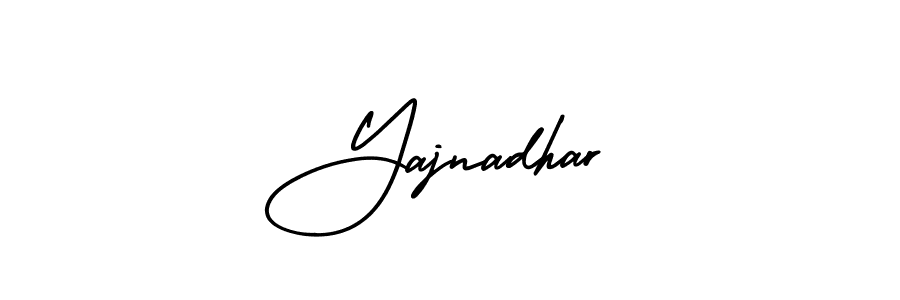 How to make Yajnadhar name signature. Use AmerikaSignatureDemo-Regular style for creating short signs online. This is the latest handwritten sign. Yajnadhar signature style 3 images and pictures png