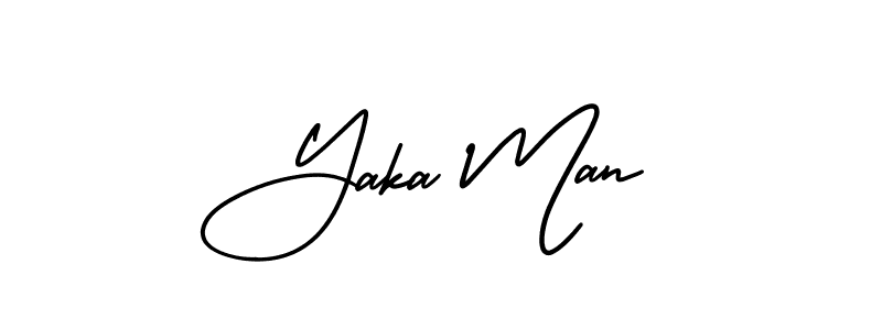 How to Draw Yaka Man signature style? AmerikaSignatureDemo-Regular is a latest design signature styles for name Yaka Man. Yaka Man signature style 3 images and pictures png