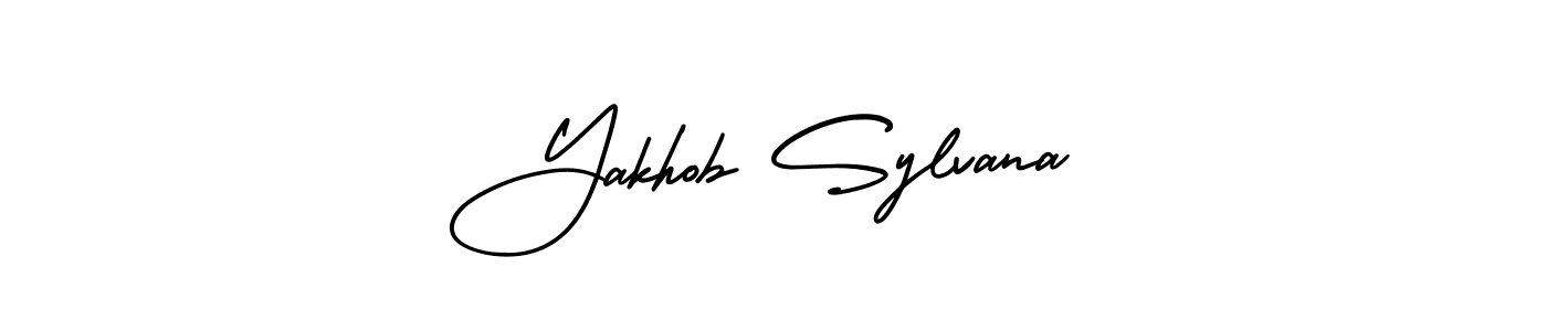 Make a short Yakhob Sylvana signature style. Manage your documents anywhere anytime using AmerikaSignatureDemo-Regular. Create and add eSignatures, submit forms, share and send files easily. Yakhob Sylvana signature style 3 images and pictures png