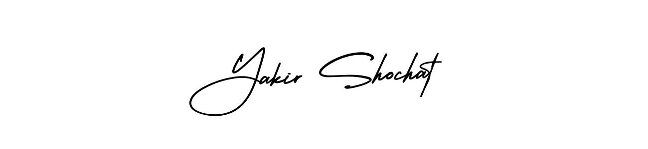 if you are searching for the best signature style for your name Yakir Shochat. so please give up your signature search. here we have designed multiple signature styles  using AmerikaSignatureDemo-Regular. Yakir Shochat signature style 3 images and pictures png