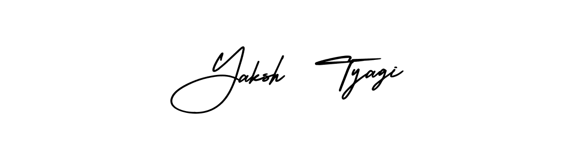 Yaksh  Tyagi stylish signature style. Best Handwritten Sign (AmerikaSignatureDemo-Regular) for my name. Handwritten Signature Collection Ideas for my name Yaksh  Tyagi. Yaksh  Tyagi signature style 3 images and pictures png