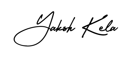 Quickly download Yaksh Kela name signature in high-resolution PNG using AmerikaSignatureDemo-Regular style. Ready to insert into PDFs and online applications. Yaksh Kela signature style 3 images and pictures png
